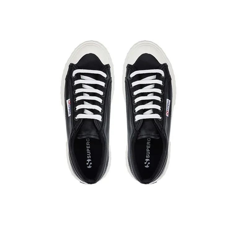 SUPERGA Skateboard Shoes Women's Low Top Black-3