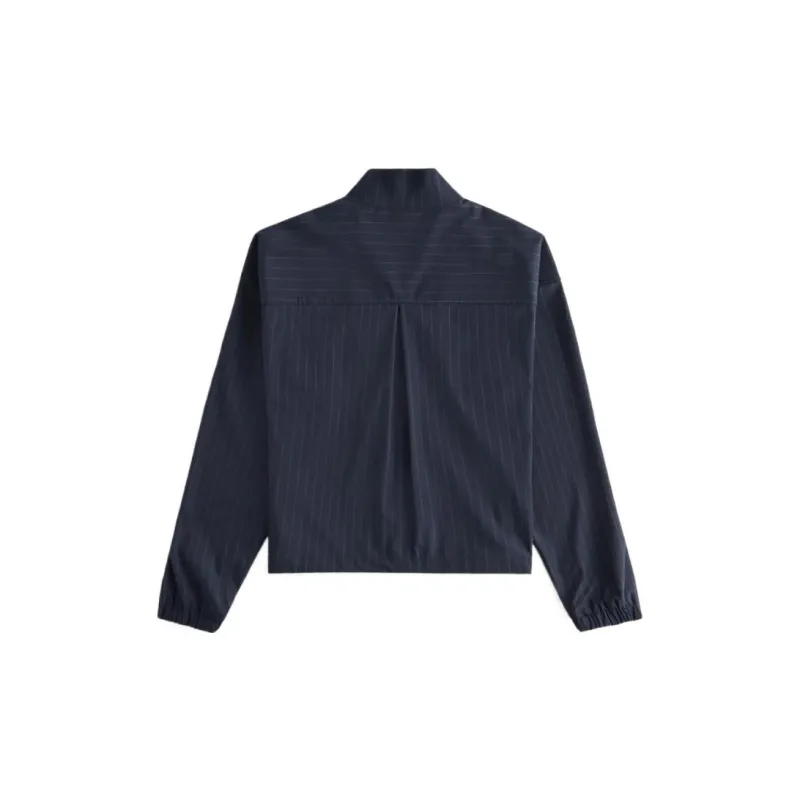 KITH Women's Harvey Pinstripe Jacket 'Pinstripe Navy'-1