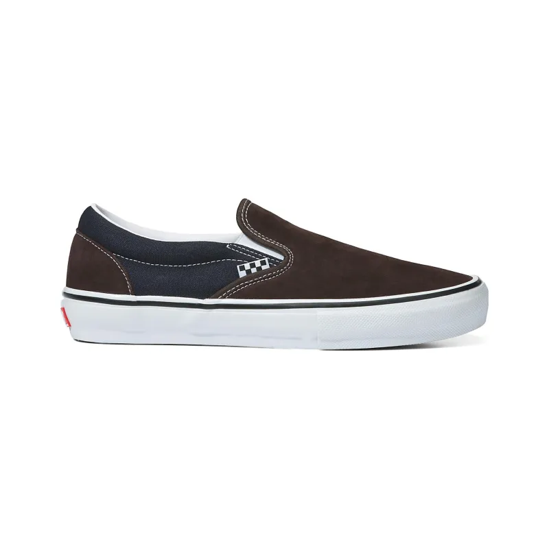 Vans Skate Slip On 'Brown Blue'-1