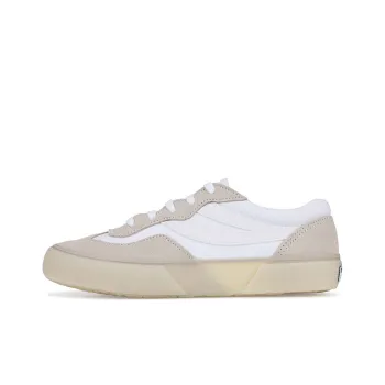SUPERGA Low-Top Skateboard Shoes Unisex White Gray