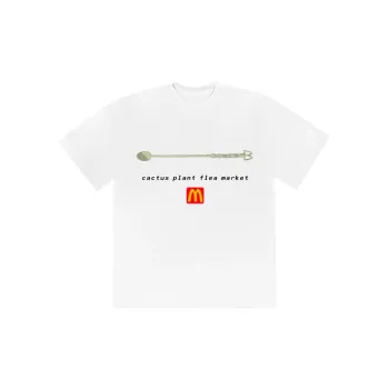 Cactus Plant Flea Market X McDonald's Coffee Stirrer T shirt