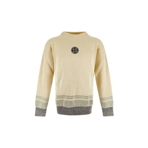 STONE ISLAND Sweaters Men Apricot Cream