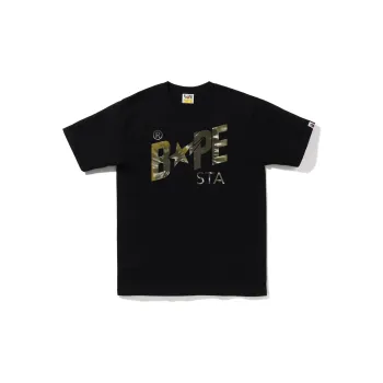A BATHING APE Tie Dye Bape Sta Logo Tee
