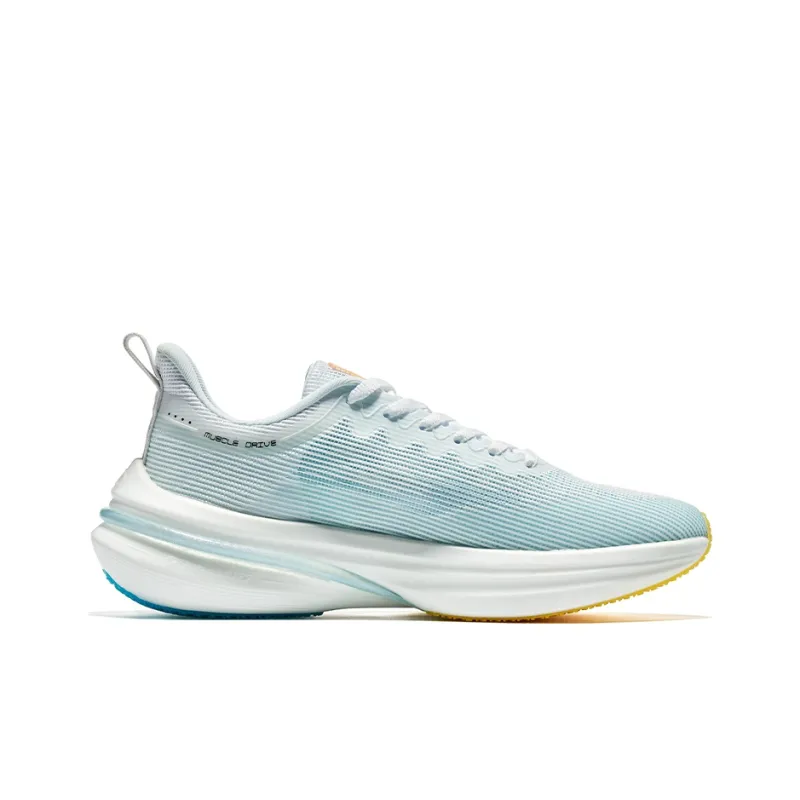 Erke Qitan 4.0 Pro Support Low Top Running Shoes Men's White Orange-1