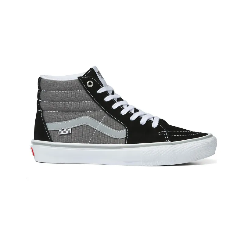 Vans SK8 HI Reflective Skate 'Gray Black'-1