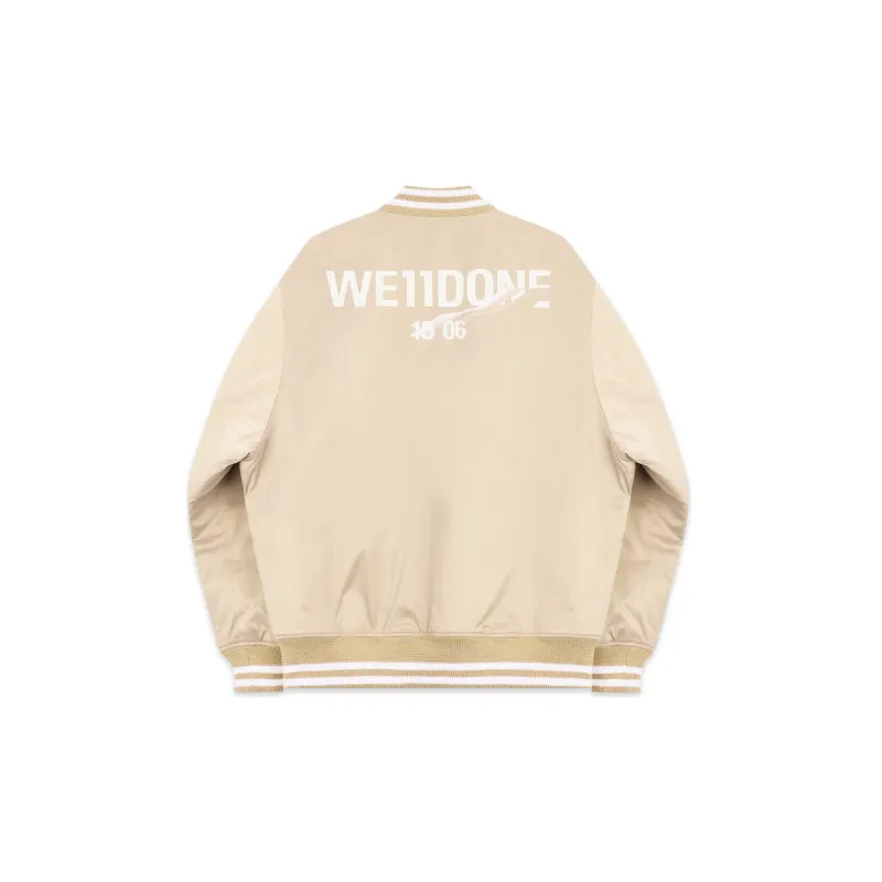 WE11DONE Baseball Jerseys Unisex Ecru-1