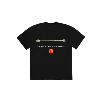 Cactus Plant Flea Market X McDonald's Coffee Stirrer T shirt