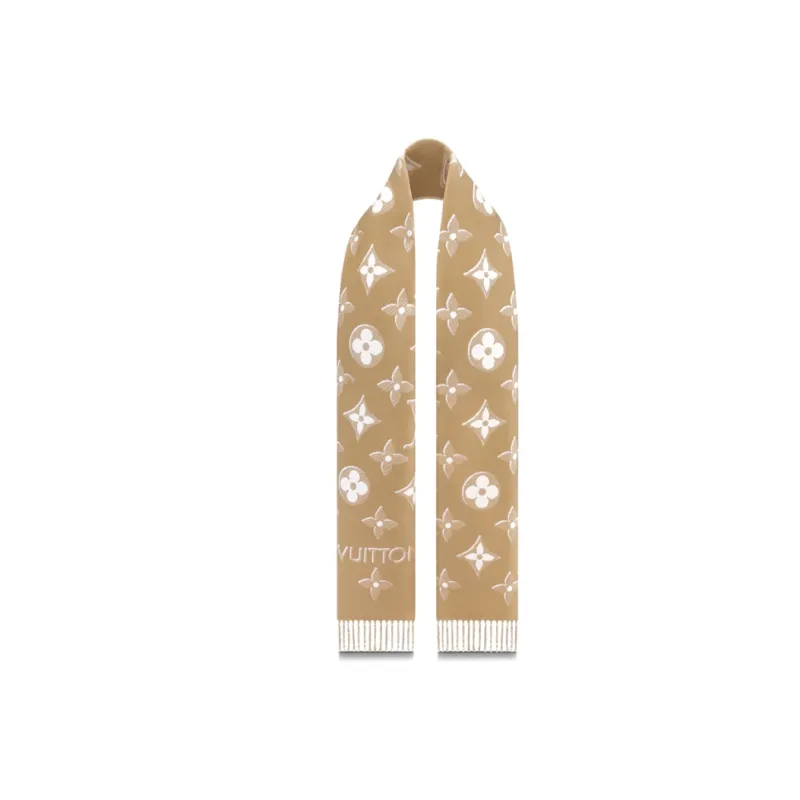 LOUIS VUITTON Wool Knit Scarves Women's-1