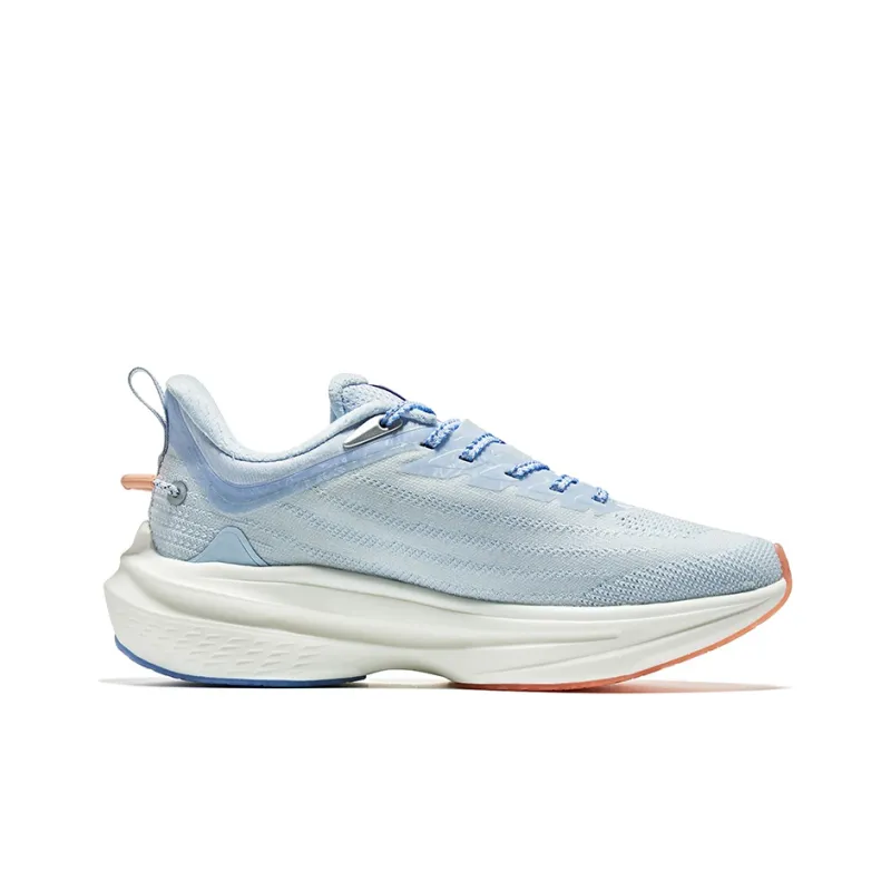 Erke Qitan 4.0 Support Low Top Running Shoes Women's Blue Peach-1