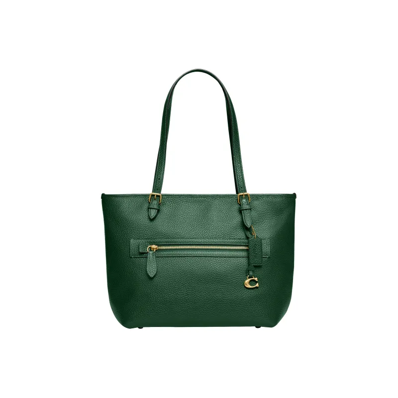 COACH Taylor Grain Leather Tote Bag, Shopping Bag, Shoulder Bag, Handbag Large Size Women's Green-0