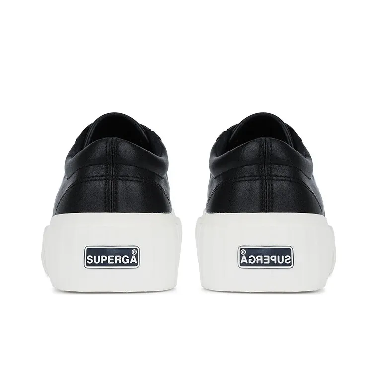 SUPERGA Skateboard Shoes Women's Low Top Black-4