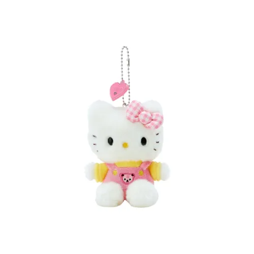 Sanrio Vintage Shouwa Collection Hello Kitty Dolls Plush Pendant 9cm High