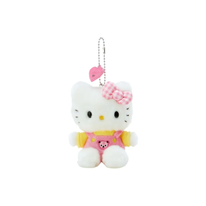 Sanrio Vintage Shouwa Collection Hello Kitty Dolls Plush Pendant 9cm High-0