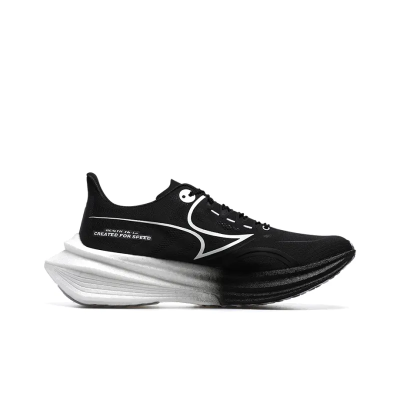 HEALTH Speeding 1.1 Running Shoes Unisex Low Top Warrior Black/White-1