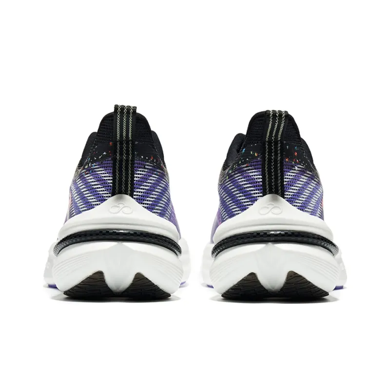 Erke Qitan 4.0 Pro Support Low Top Running Shoes Men's Signal Purple Neon Sunlit Pink-3