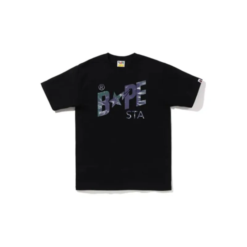 Bape Tie Dye Bape Sta Logo Tee-2