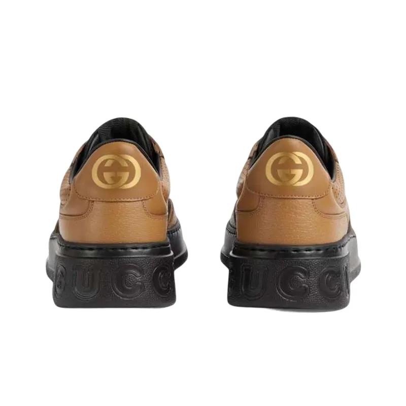 GUCCI Gg Embossed Camel Black-4