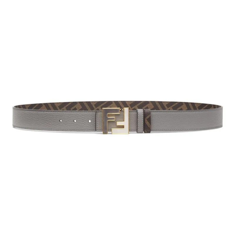 FENDI Logo Plaque Monogram Buckle Belt-0