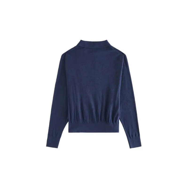 KITH Women's Logan Polo Knit Sweater 'Genesis'-1