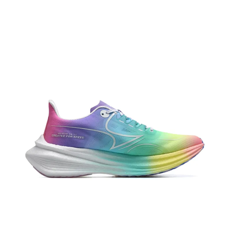HEALTH Speeding 1.1 Cushioning Anti Slip Wear Resistant Breathability Running Shoes Unisex Rainbow-1