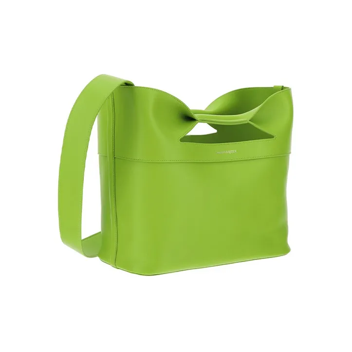 Alexander McQueen Calfskin Shoulder Bag, Crossbody Bag, Handbag Women's Green-1