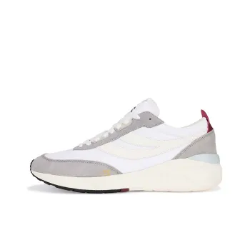 SUPERGA Casual Shoes Unisex Low-Top White Burgundy Ice Blue