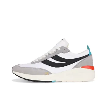 SUPERGA Low-Top Casual Shoes Unisex White Gray Black
