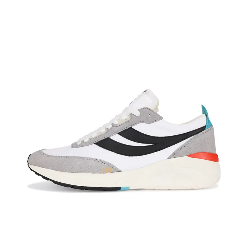 SUPERGA Low-Top Casual Shoes Unisex White Gray Black-0