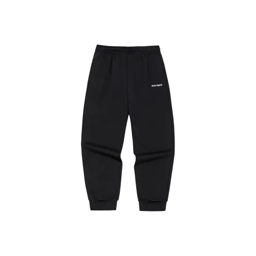 Erke Knitted Sweatpants Men Jet Black