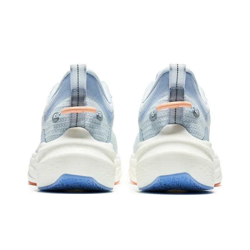Erke Qitan 4.0 Support Low Top Running Shoes Women's Blue Peach-3