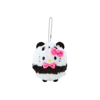 Sanrio Panda Collection Hello Kitty Dolls Plush Pendant 11cm High