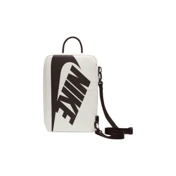 Nike Fabric Shoebox Bag Hand Held Shoulder Crossbody Bag Regular Unisex Sail White/Basalt Brown
