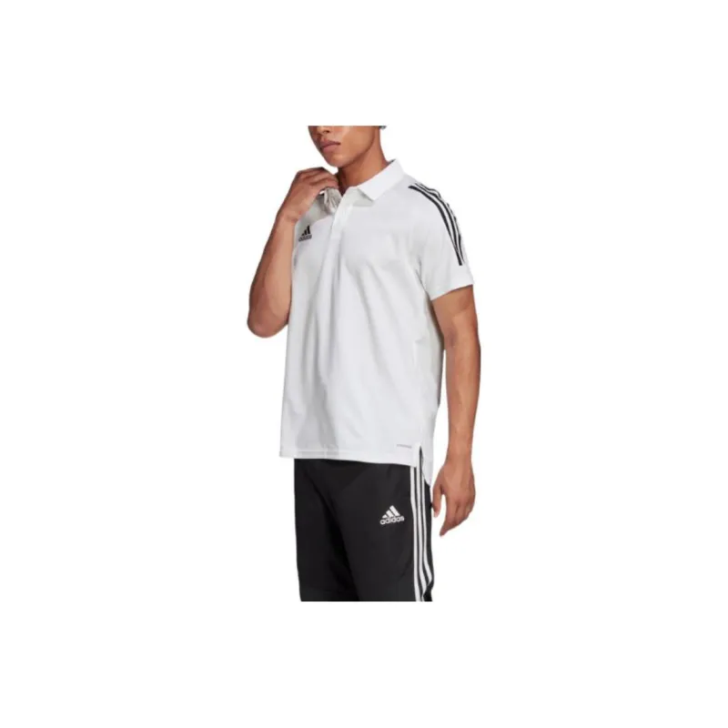 Adidas Polo Shirts Men White-2