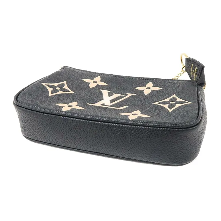 LOUIS VUITTON Pochette Mini Accessoires Black/Beige-3