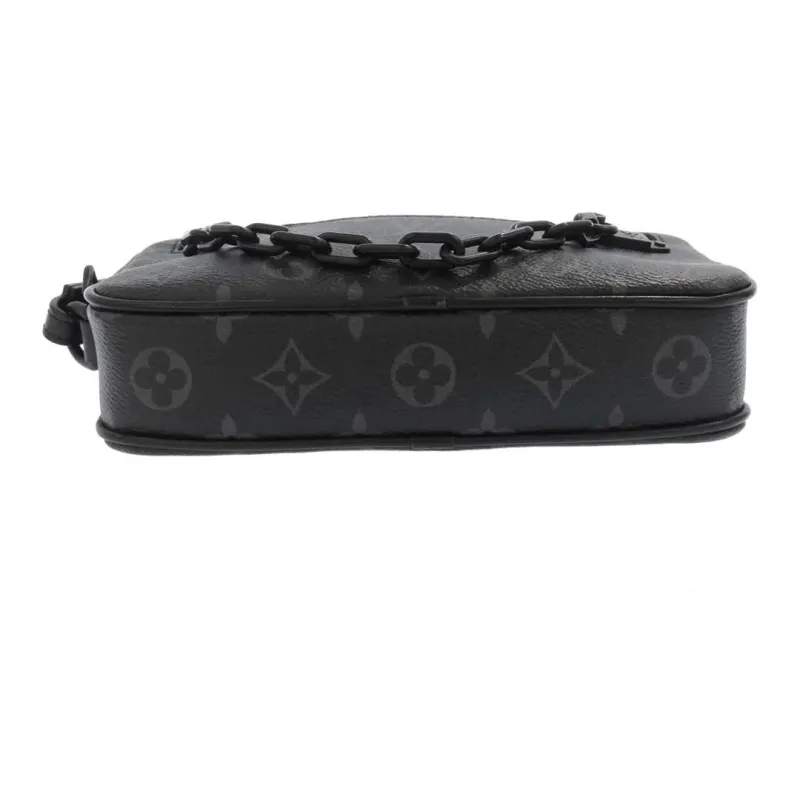LOUIS VUITTON Pochette Volga Monogram Eclipse Black-3