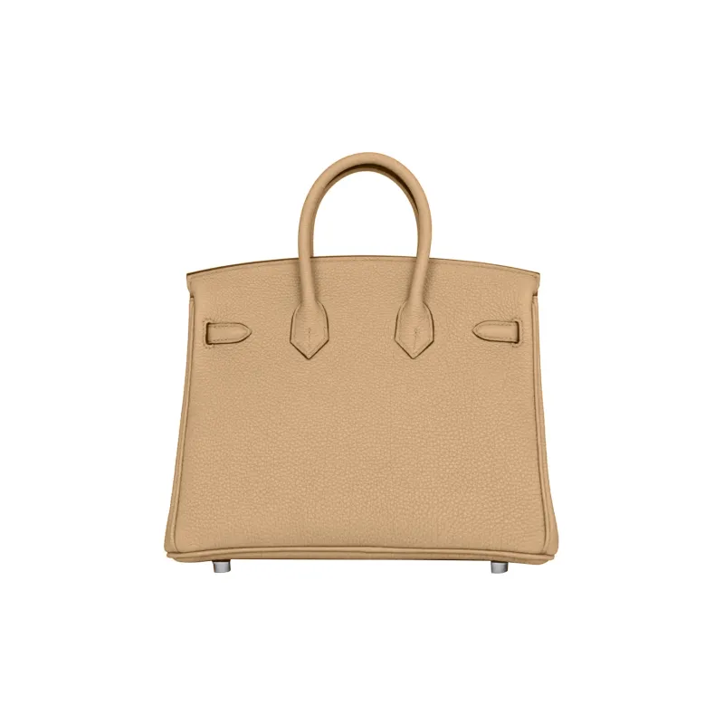HERMES Birkin Togo Calfskin Birkin Bag Handbags Regular Women's 0MChai Milk Tea Brown-4