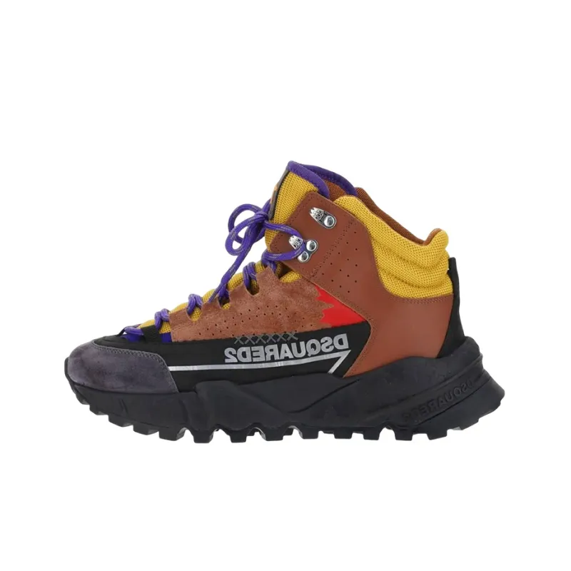 DSQUARED2 Logo-print High-top Sneakers-0