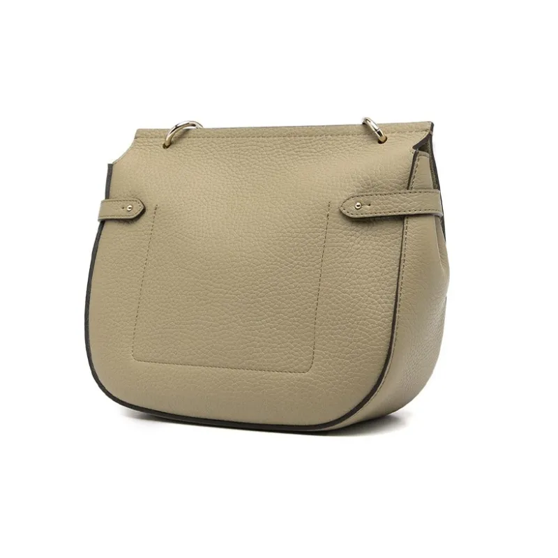 Mulberry Grained Leather Shoulder Bag Crossbody Bag Women's Olive Green-1