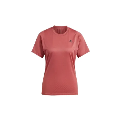 Adidas T-Shirts Women's Rose Red