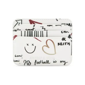 CHARLES&KEITH PU Charles & Keith Bag Card Holder Mini Women's Multi Composite Color/Red