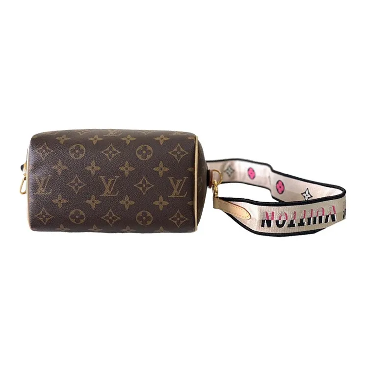 LOUIS VUITTON Speedy Bandouliere 20 Monogram Brown/Black-3