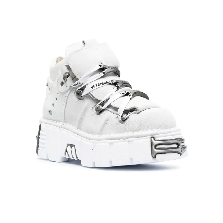 Vetements New Rock Slip Resistant Low Top Sports Casual Shoes Women's White-2