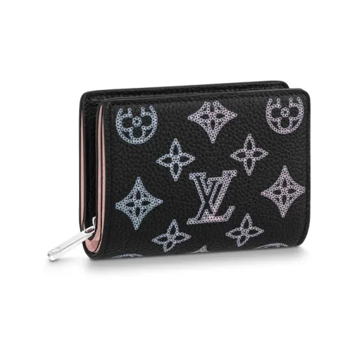 LOUIS VUITTON Cléa Wallet Mahina Monogram Black