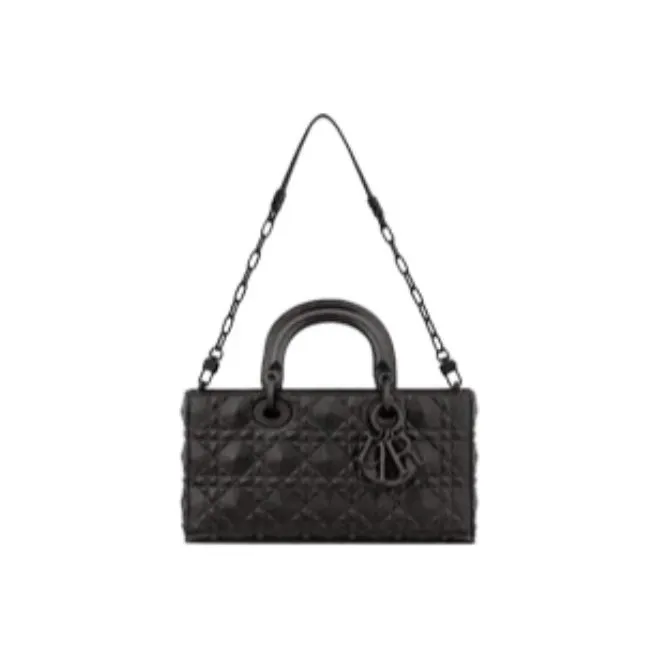 DIOR Lady D JOY Cow Leather Lady Dior Bag Shoulder Bag, Crossbody Bag, Handbag Regular Women's Black-5