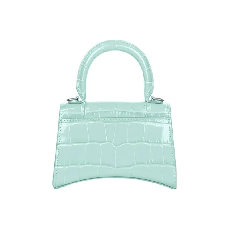 Balenciaga Hourglass Cow Leather Shoulder Bag, Crossbody Bag, Handbag Mini Women's Bright Blue-3