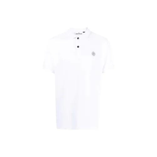 STONE ISLAND Polo Shirts Men White