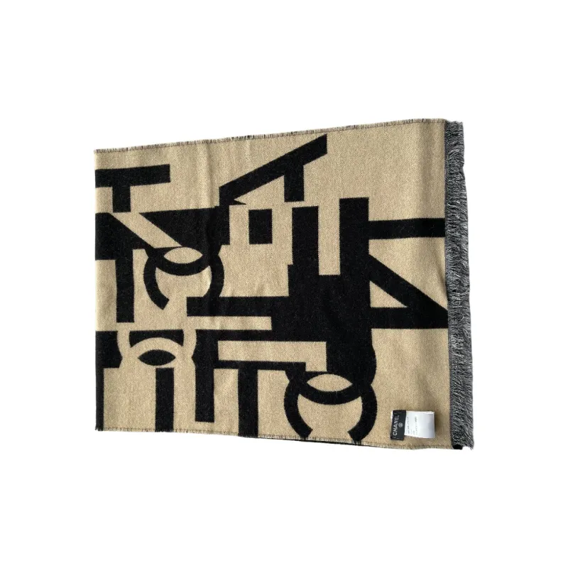 CHANEL Knit Scarves Women's-2