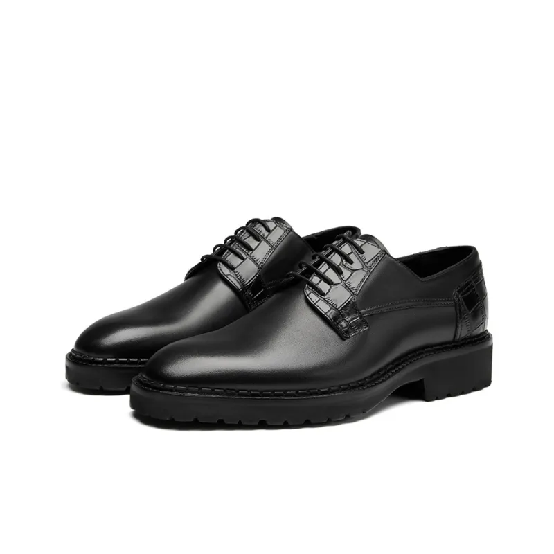 ROBERTA DI CAMERINO Business Formal Derby Shoes Men's Black-4