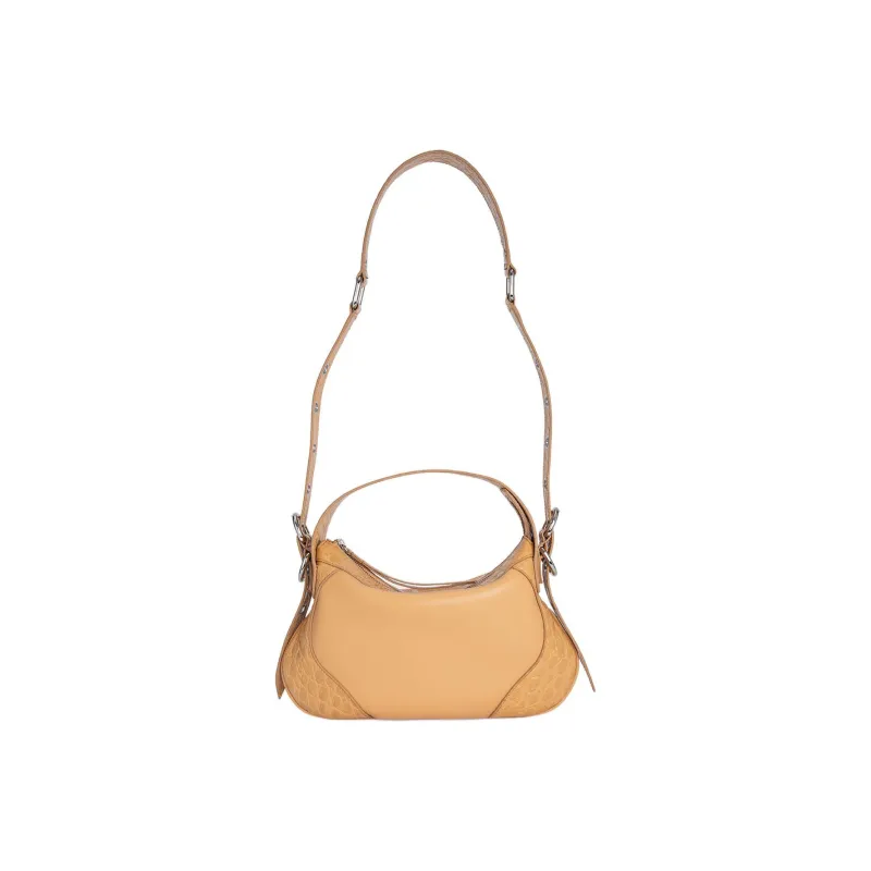 By Far Yana Croco Shoulder Bag-2
