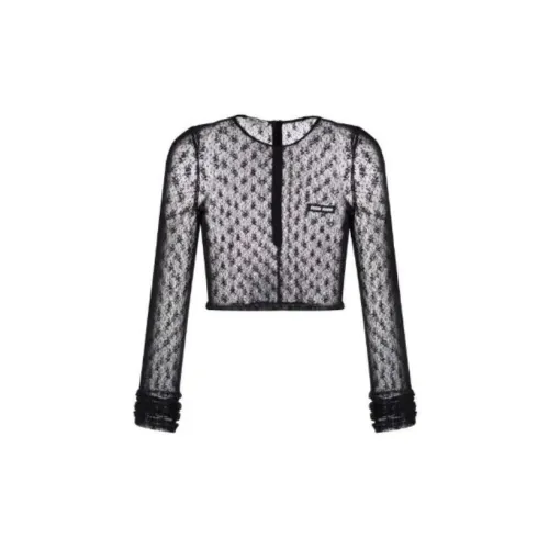 MIU MIU T-Shirts Women's Black